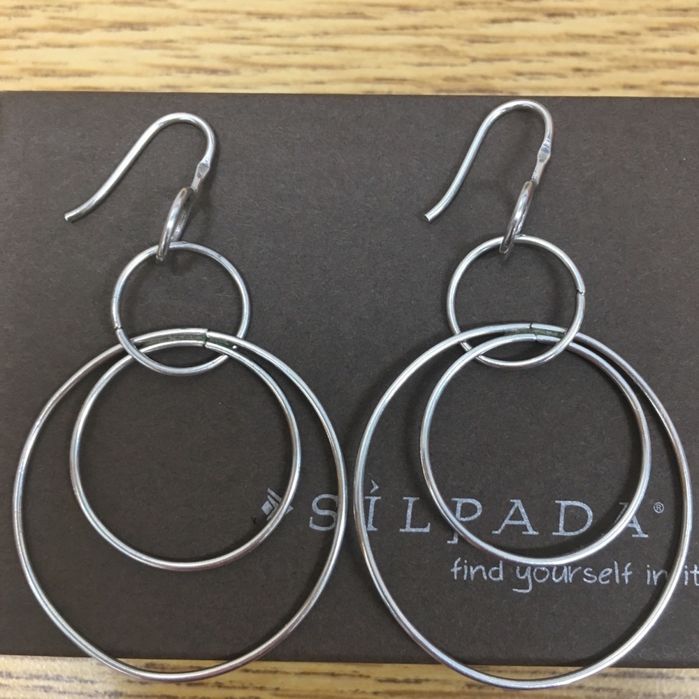W1237 Silpada “Space Out” Earrings